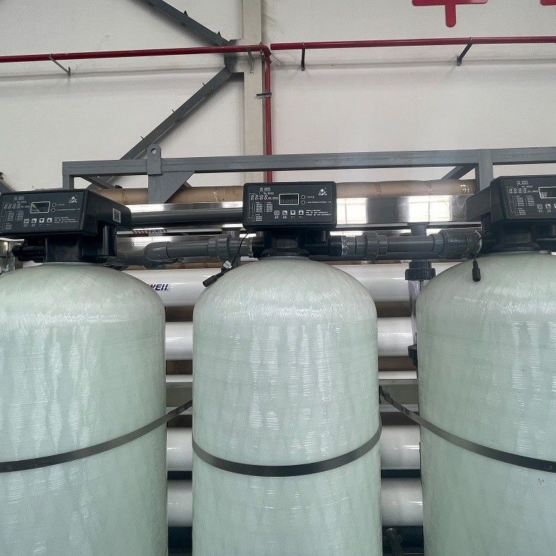 1000 L / H Water Filtration Machine For Well Water Sand Carbon Filter Industry Purifier