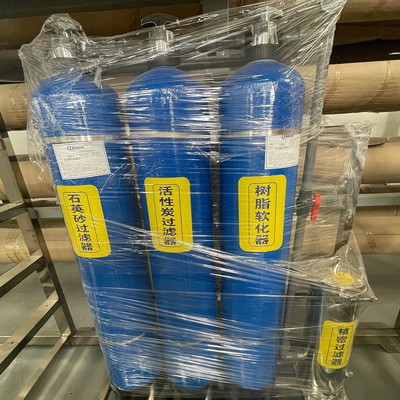 1000 L / H Water Filtration Machine For Well Water Sand Carbon Filter Industry Purifier