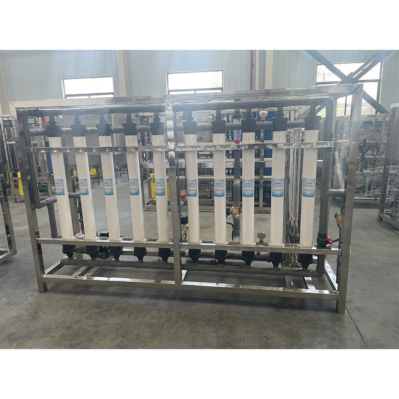 UF Water Purifier Industry Nano Filtration System Removes Color with Wooden Case