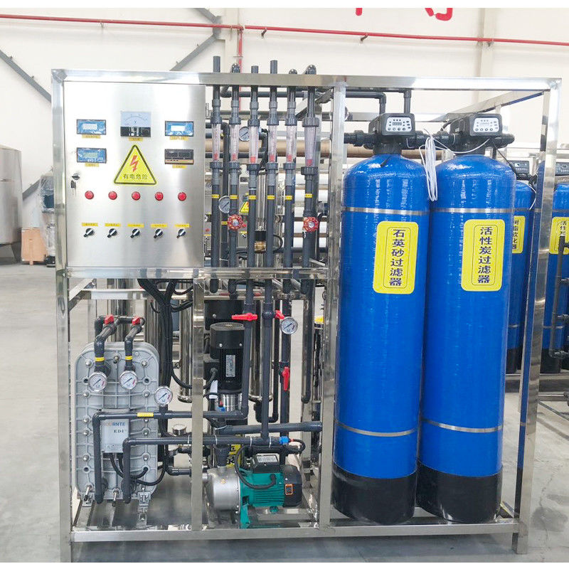UF Module 0.0001-0.001um 500LPH Purified Ultra Pure RO EDI Water Treatment System for Water