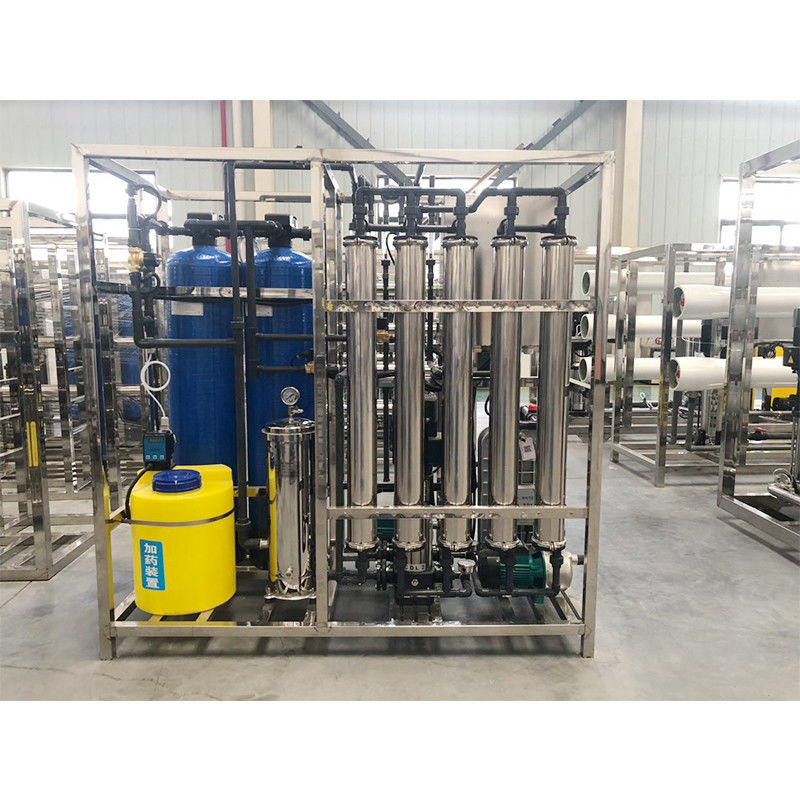 UF Module 0.0001-0.001um 500LPH Purified Ultra Pure RO EDI Water Treatment System for Water