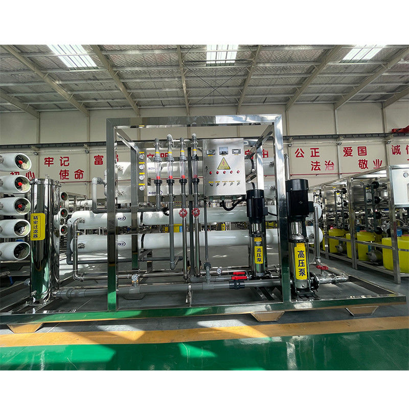 380V/1.5Kw Double Treatment Reverse Osmosis Water Purification Plant for 10 Ton Water