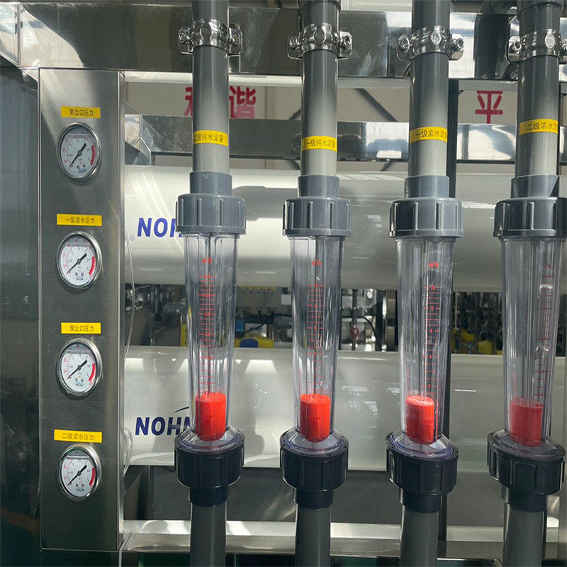 380V/1.5Kw Double Treatment Reverse Osmosis Water Purification Plant for 10 Ton Water