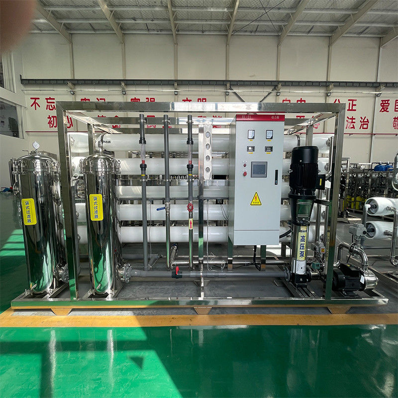 Borehole Well Saline Water Treatment Machines with Wooden Case Reverse Osmosis Filter