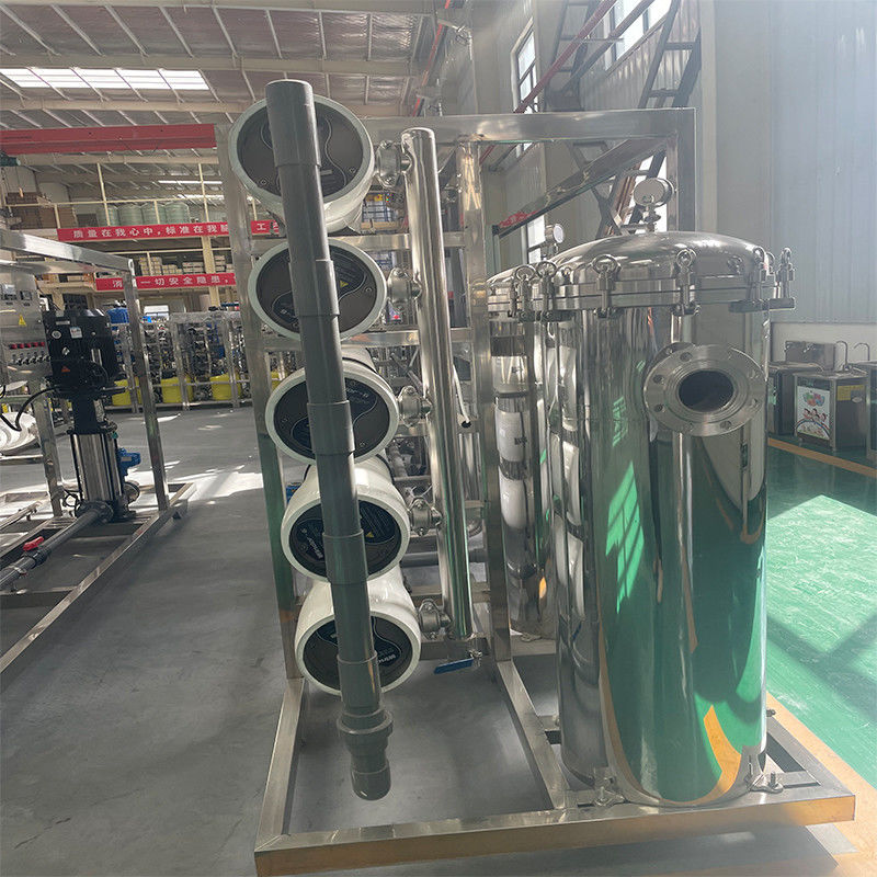 Borehole Well Saline Water Treatment Machines with Wooden Case Reverse Osmosis Filter