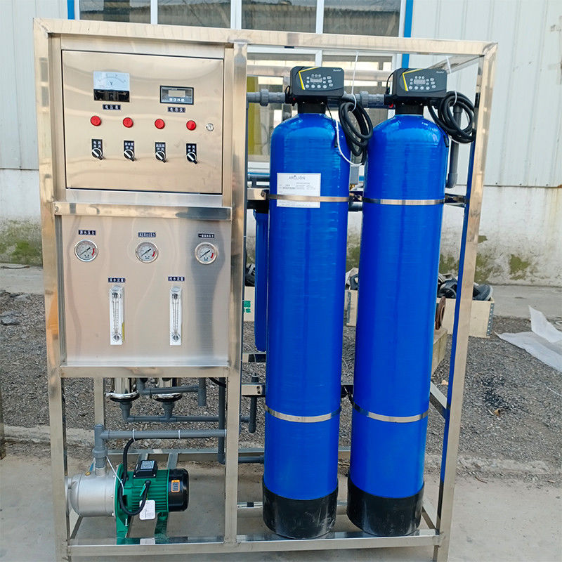 Stainless Steel/FRP Vessel 500LPH Industrial RO Purification Machine for Water Filter