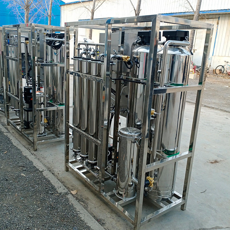 Stainless Steel/FRP Vessel 500LPH Industrial RO Purification Machine for Water Filter
