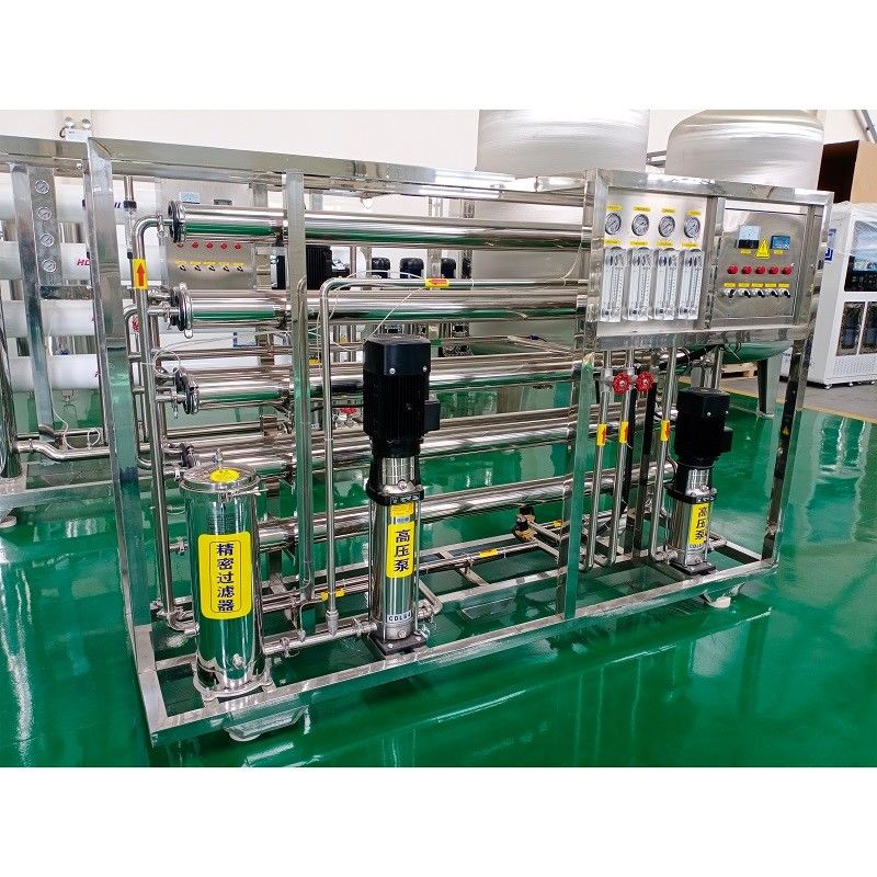 10-40C Water Temperature 2TPH Water Purification Equipment with Two Stage RO Treatment