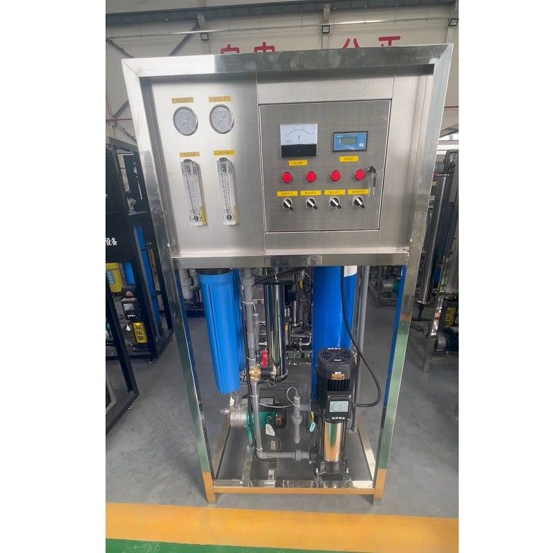 Water Purification Function 500LPH Stainless Steel RO Water Filter System SS 304 316