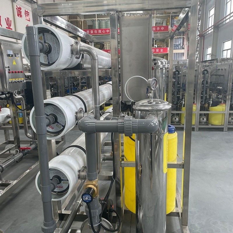 6000LPH RO Drinking Water Purifier Filter Machine for 300kg Core Components Pump