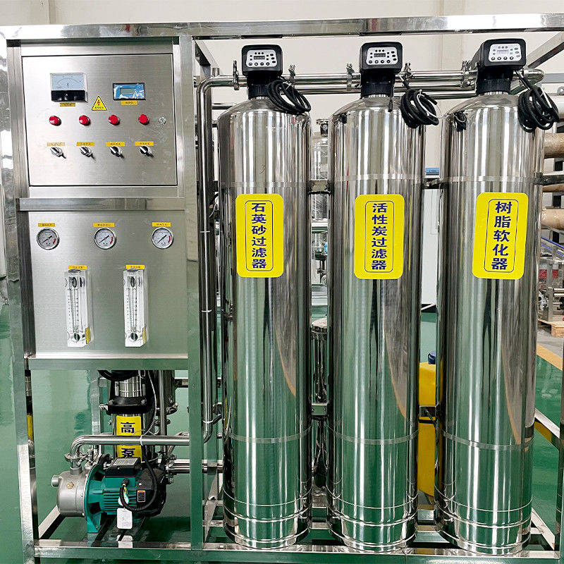 1000LPH RO Reverse Osmosis Water Purification System for 3 Bottles Treatment Machine Plant