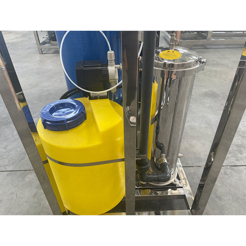 1 Ton 380V/4Kw Two-Stage 1000LPH RO Filter Water Purifier System for Purification