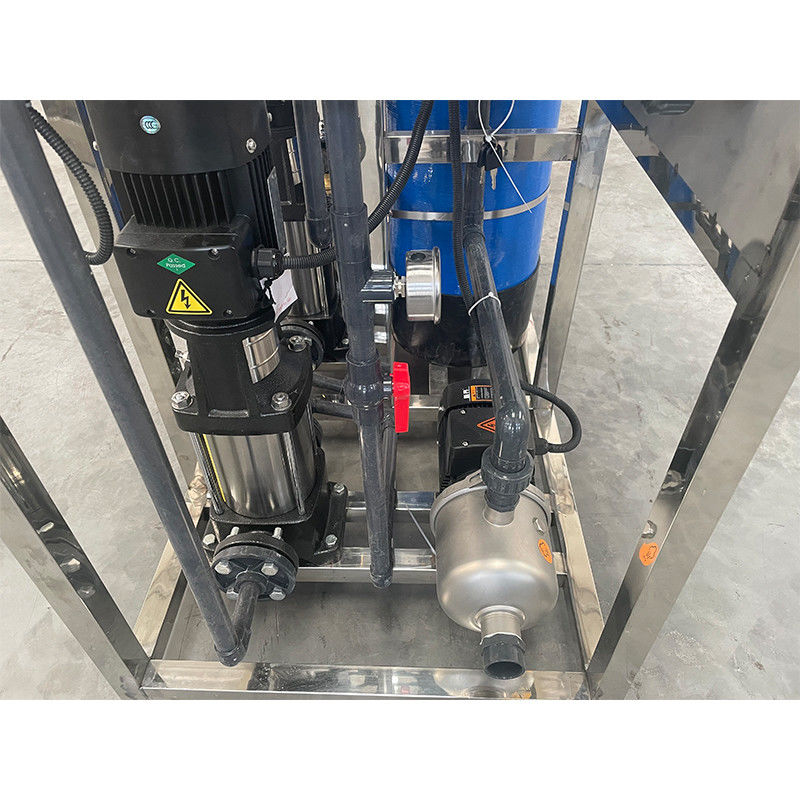 1 Ton 380V/4Kw Two-Stage 1000LPH RO Filter Water Purifier System for Purification