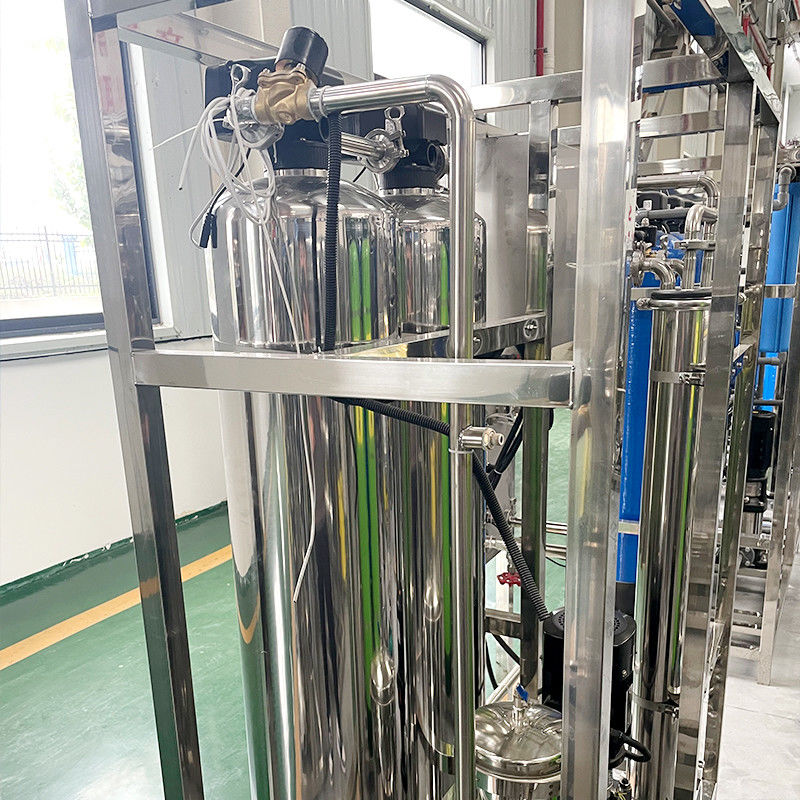 500L FRP Vessel Reverse Osmosis Plant for Pure Water Treatment in Stainless Steel Tank