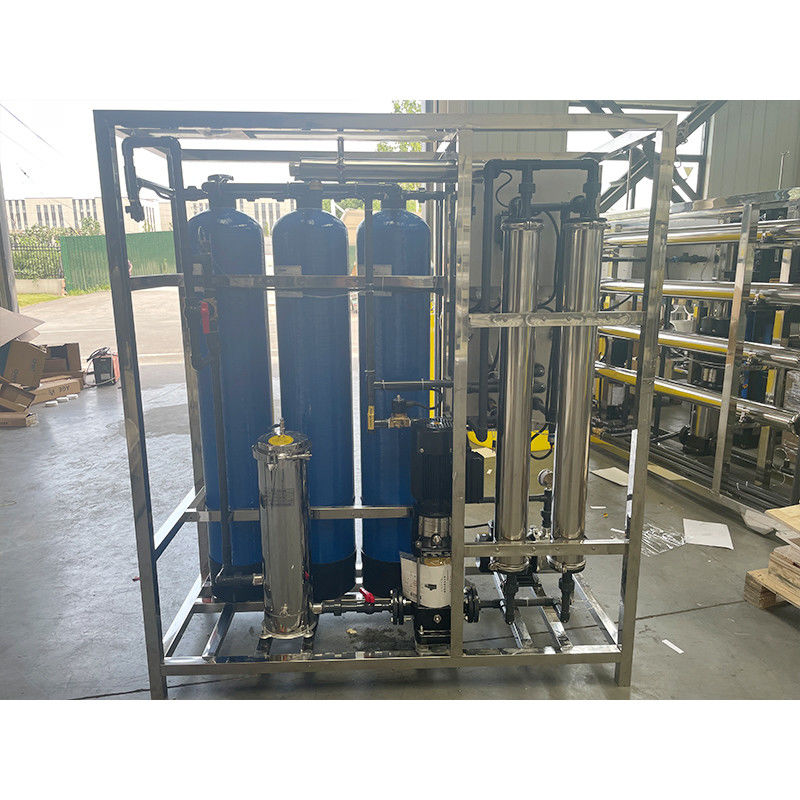 0.2-0.4MPa 500LPH Three FRP Reverse Osmosis Water Purification System for Direct Drinking