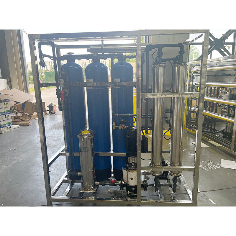 0.2-0.4MPa 500LPH Three FRP Reverse Osmosis Water Purification System for Direct Drinking