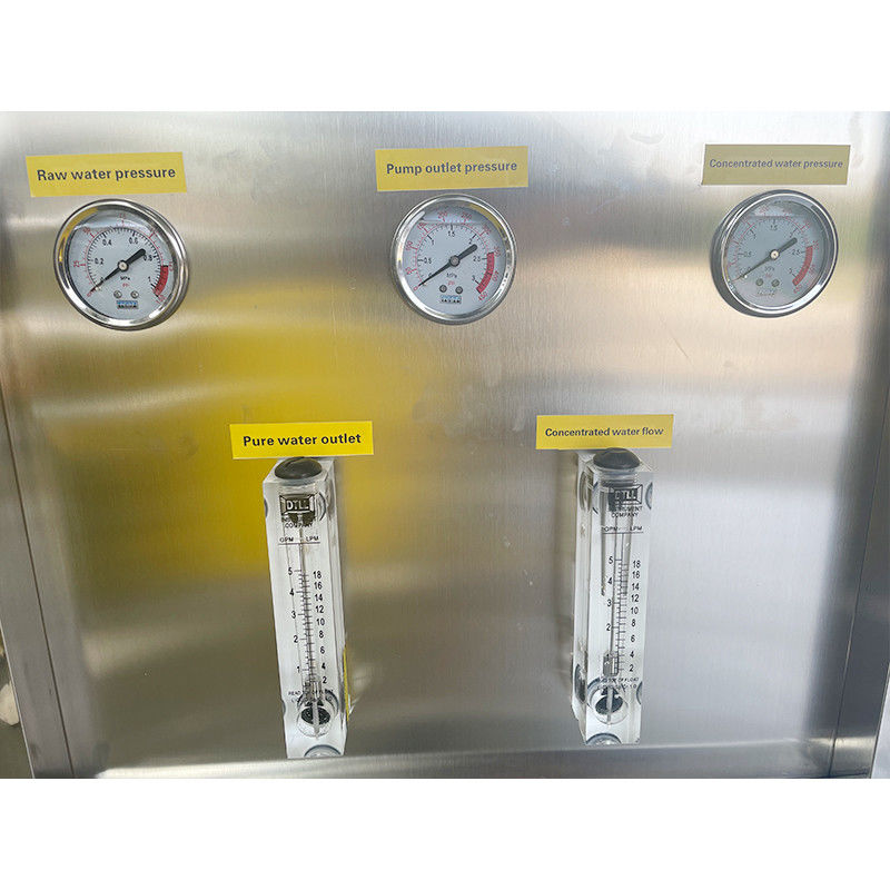 0.2-0.4MPa 500LPH Three FRP Reverse Osmosis Water Purification System for Direct Drinking