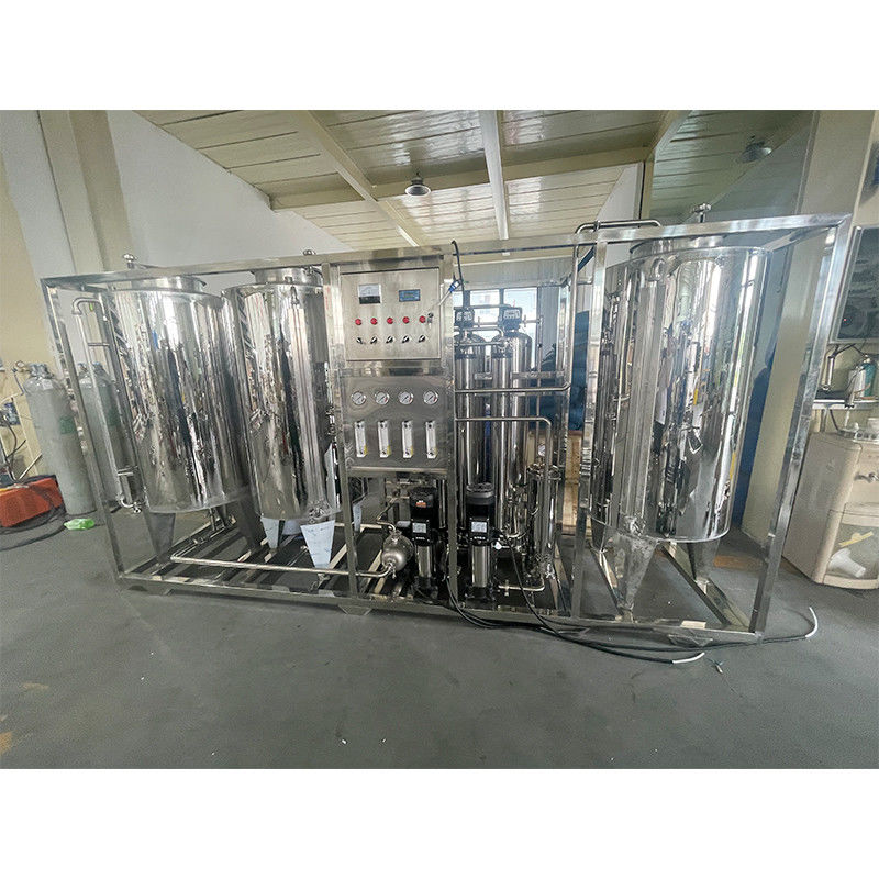 380V/1.5Kw Pump Core Components 1000LRO Reverse Osmosis Water Treatment System with Water Tank