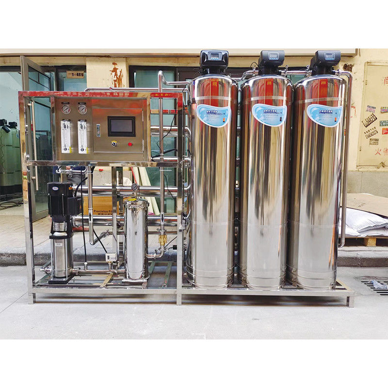 Reverse Osmosis RO Water Treatment System For 1000L / H Deionized Pure Water Production