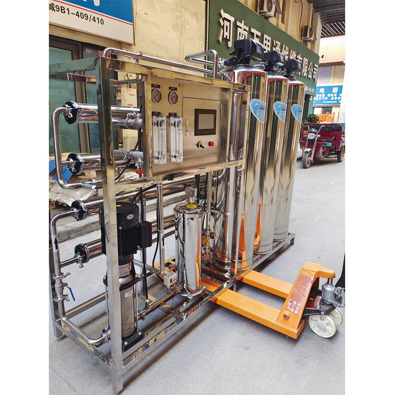 Reverse Osmosis RO Water Treatment System For 1000L / H Deionized Pure Water Production