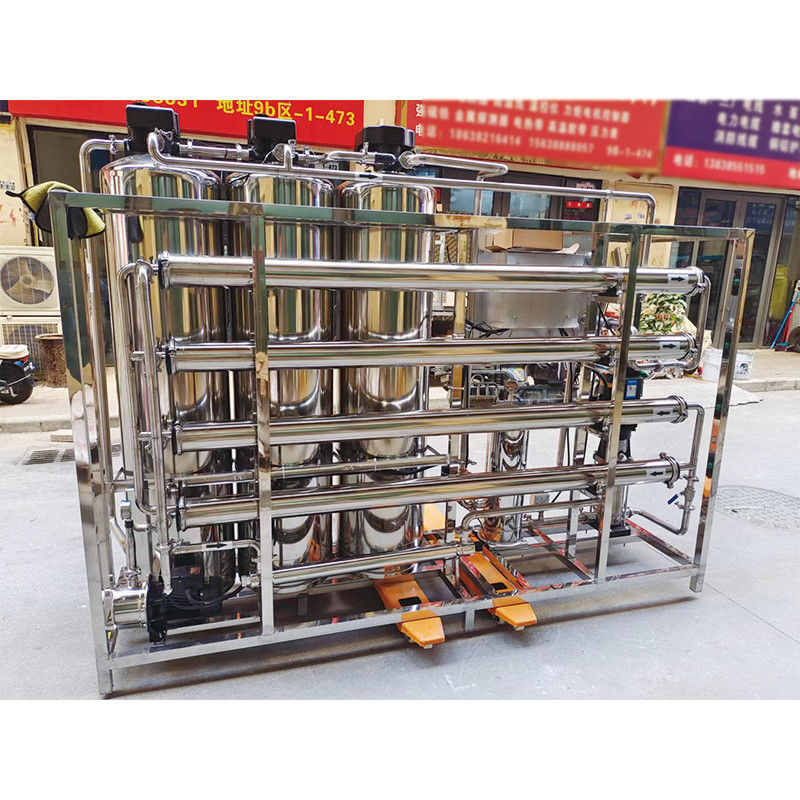 Reverse Osmosis RO Water Treatment System For 1000L / H Deionized Pure Water Production